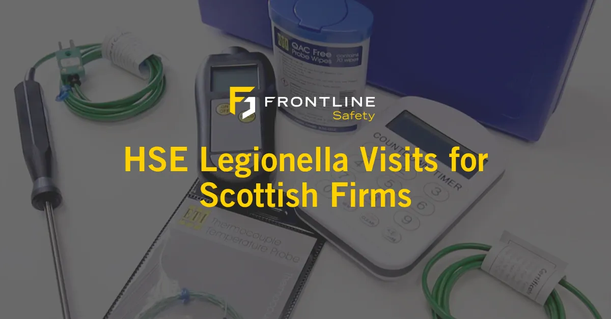 Scottish firms to receive HSE legionella risk management visits