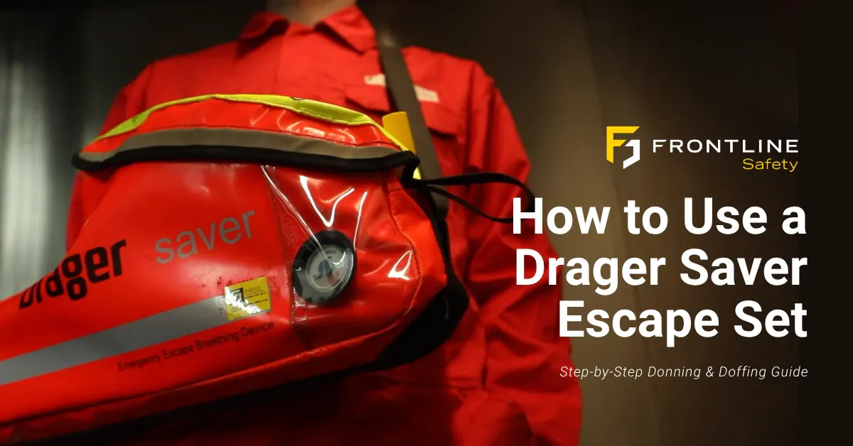 How to Use a Drager Saver Escape Set