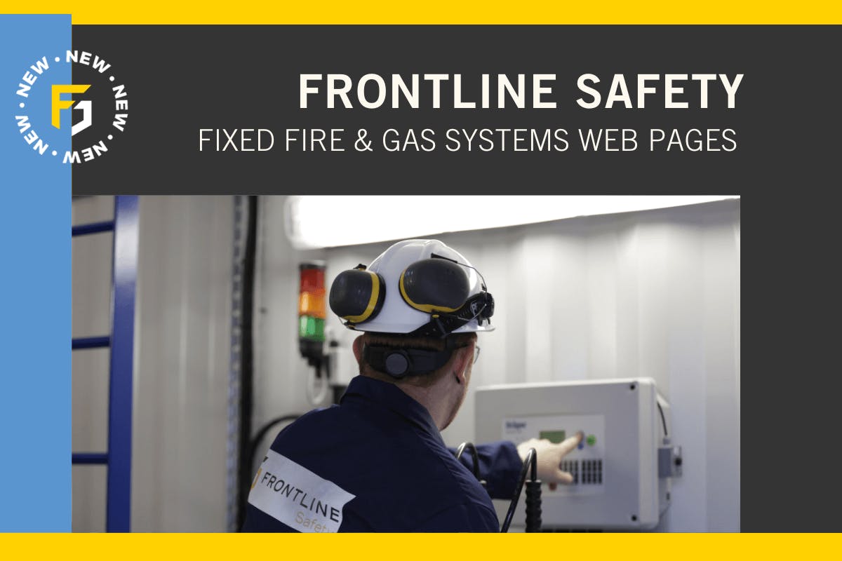 Frontline Safety Debuts New Fixed Fire & Gas Systems Pages