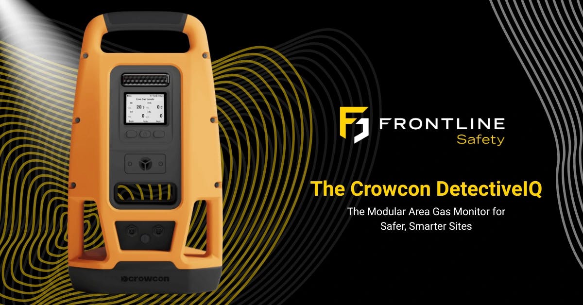 Crowcon DetectiveIQ: Modular Area Gas Detector for Team Safety