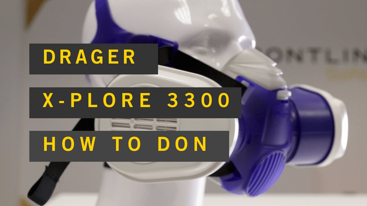 Drager X-plore 3300 Half Face Mask - How to Don Properly