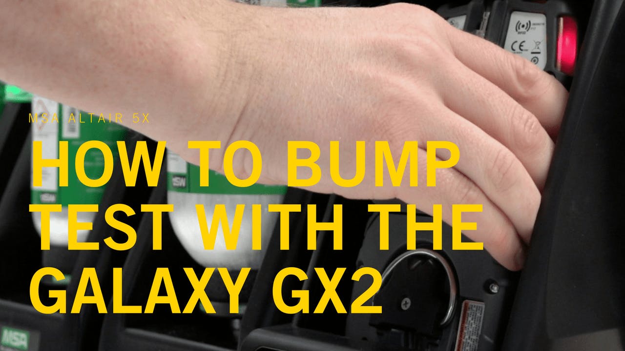 How Do I Manually Bump Test the MSA Altair 5X Using the Galaxy GX2?