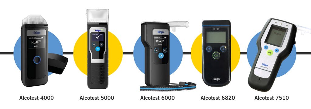 Drager Alcotest Breathalyser Range - What Are The Differences?