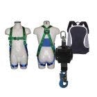 Abtech Safety Fall Arrest Kit (AB10/2.4T) with a harness, webbing fall arrest and a kit bag to store and protect