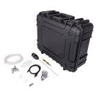 Heavy duty case with black custom foam and confined space accessories
