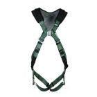 MSA V-FORM+ Harness Front Facing in green with Metal D Buckle