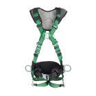 MSA V-FORM+ green Harness front facing with waist belt 
