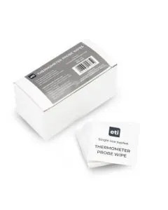 ETI Box of 100 Thermometer Probe Wipes