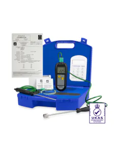 ETI Legionnaires' Thermometer Kit with 3 point UKAS Certification