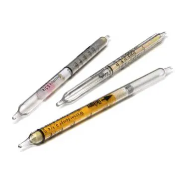 Drager short term detection tubes in various gases, colours and ranges. 