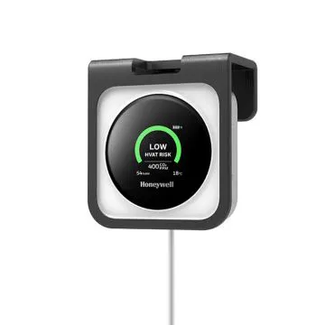 Wall Mount for the Honeywell Transmission Risk Air Monitor.
