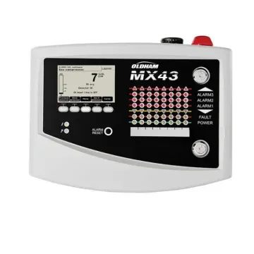 Teledyne Oldham MX 43 SIL1 Gas Detection Controller supporting up to 32 analogue detectors or 128 digital inputs for hazardous environments.







