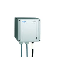 Drager PSD 3000 Sampling system in a grey junction box with two inputs and one output. 