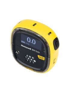 Yellow Honeywell BW Gas Detector with Yellow label for hydrogen sulphide detection.