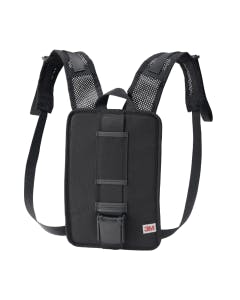 Black backpack for use with the 3M Versaflo kits. 