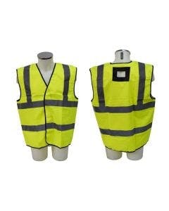 Abtech Safety Hi Vis jacket with attachment points that can be used with a harness for when working at height