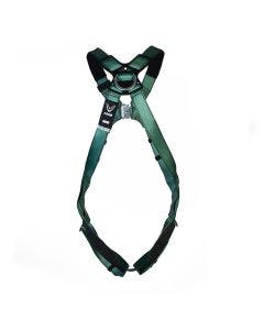 MSA V-FORM Harness with Back D-Ring and Qwik-Fit Leg Buckles