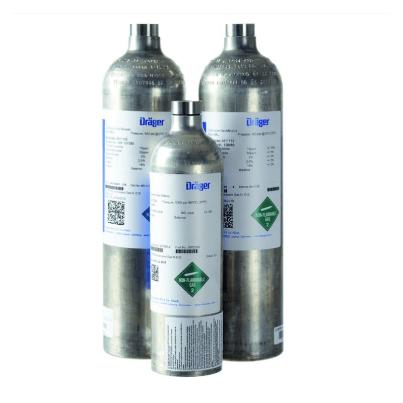 Drager Calibration Gas Cylinders