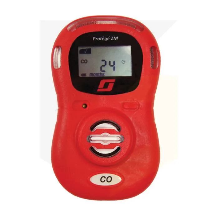 Teledyne GMI Protege ZM Single-Gas Detector - Bright Red with digital display