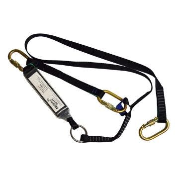 Abtech 1.5m Rope Fall Arrest Lanyard / Karabiner & Snap Hook