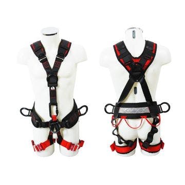 Abtech Safety Ltd Access Pro Harness (ABPRO) is designed for general fall arrest and confined space applications, abseiling, descending and ascending 