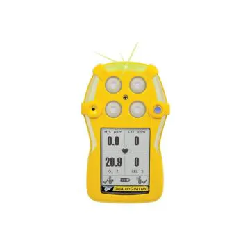 BW GasAlert Quattro LEL(F)O2 H2S CO Gas Detector (Alkaline Battery)