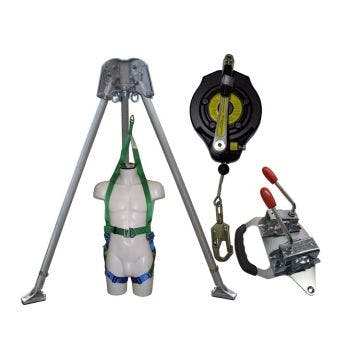 Abtech Tripod/15m Fall Arrest Winch/Bracket & Rescue Harness