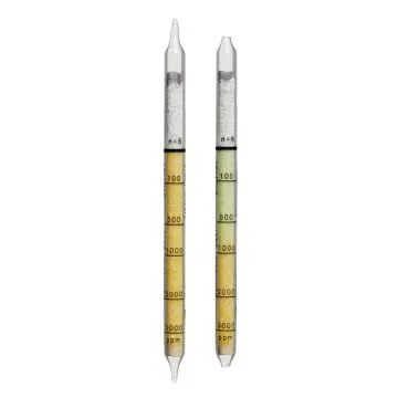 Drager Short Term Detection Tubes - Ethanol 100a (10) - 8103761, yellow and white