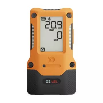 Crowcon DuoIQ Dual Gas Detector - Front View