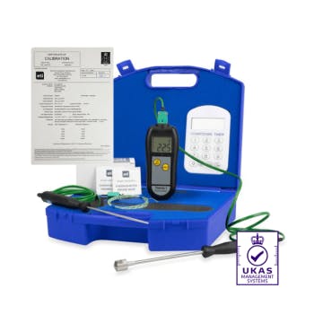 ETI Legionnaires' Thermometer Kit with 3 point UKAS Certification