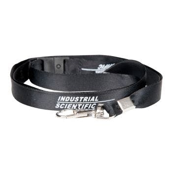 Image of the GasBadge pro neck lanyard to allow for hands free gas monitoring