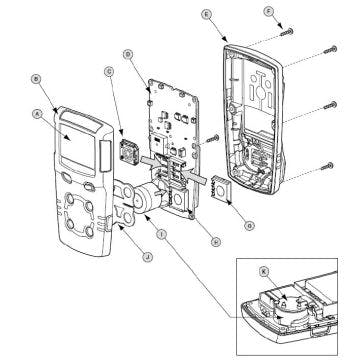 BW GasAlertMicroClip XL - Buy Replacement Parts and Accessories