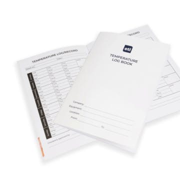 ETI A5 Temperature Log Book to record temperatures from temperature measurement processes