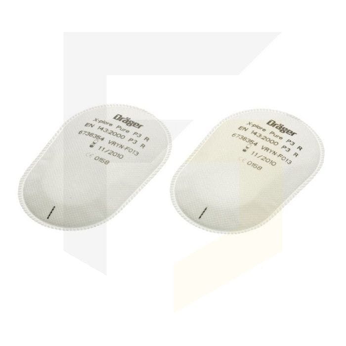 Drager Bayonet Pure P3 R Particle Filters 10 Pairs product image