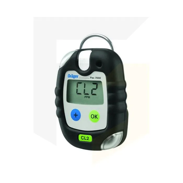 Drager Pac 7000 Chlorine Cl2 Personal Gas Detector product image