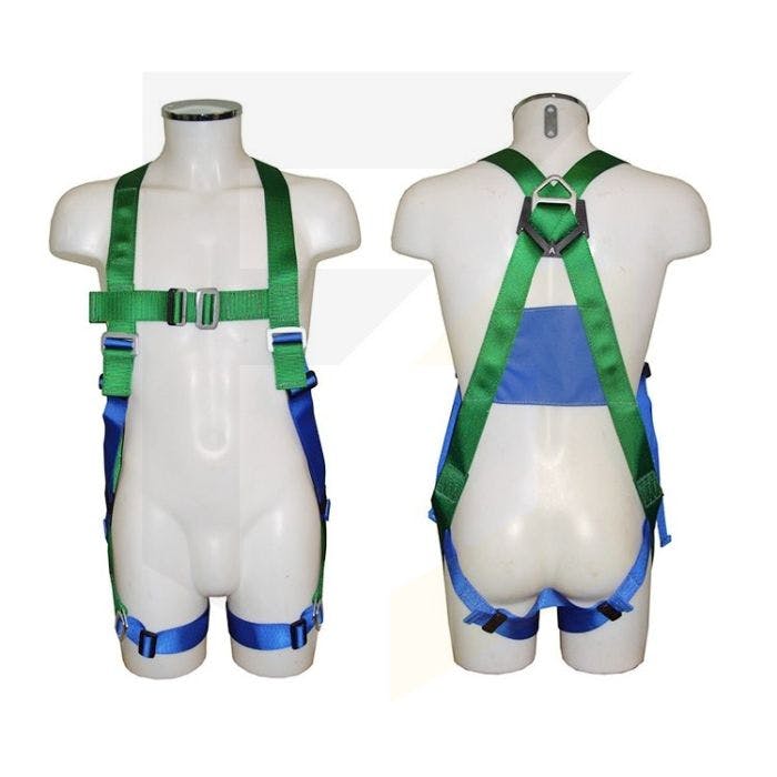 Abtech Safety Ltd standard single-point harness with a rear dorsal attachment point, to be worn by a user when working at height