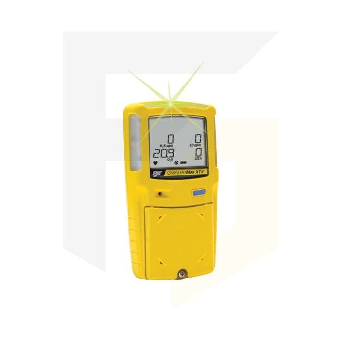BW GasAlert Max XT II Multi Gas Detector - Rechargeable Battery & Yellow Housing