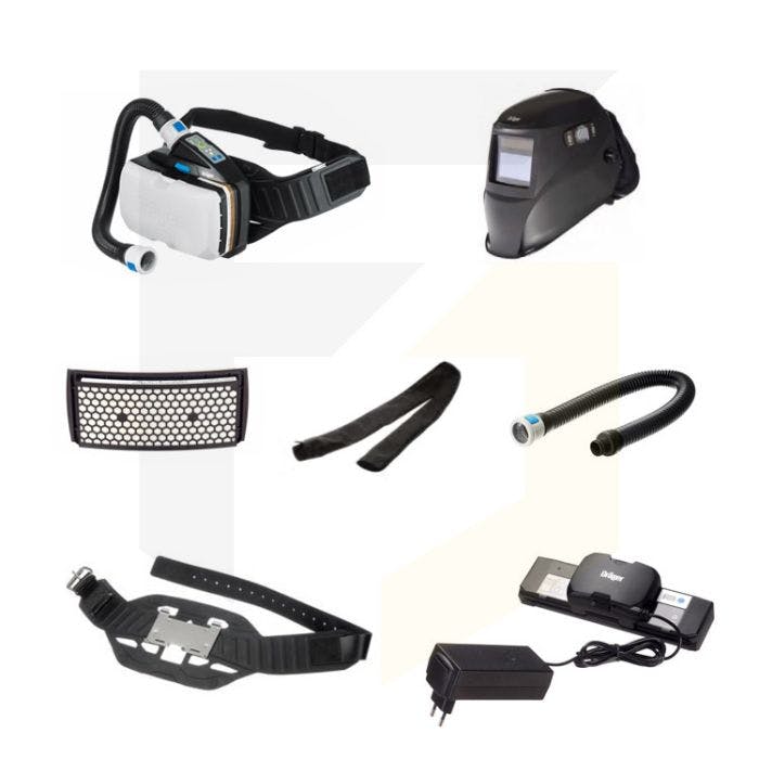 Drager X-plore 8500 Welding Kit - Powered Air Respirator Kit