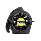 Black Ramfan 20cm with yellow logo - turbo force ventilator. 
