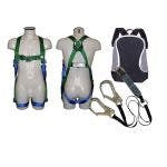 Abtech Safety Working at Height Kit 3 includes the Two Point Harness, 1.5m Twin Fall Arrest Lanyard with Scaffold Hooks and Kit Bag