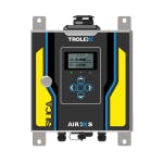 Trolex AIR XS Silicia Monitor - with real time readings on display and a bracket on it. 
