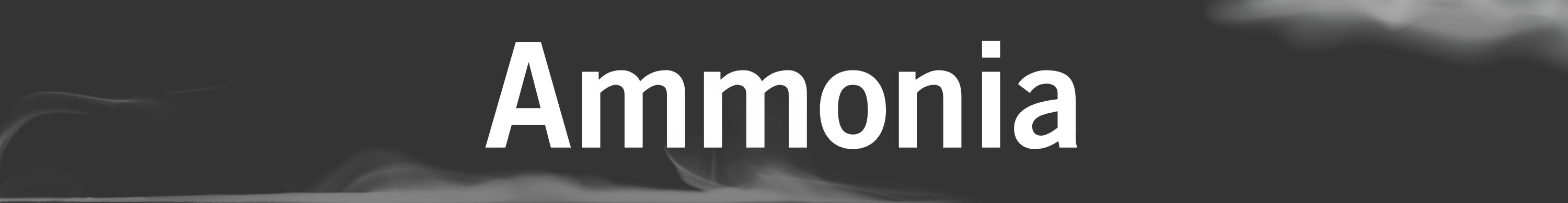 Ammonia Gas Banner