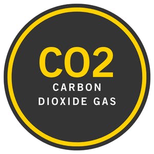 Carbon Dioxide Gas Icon (co2)