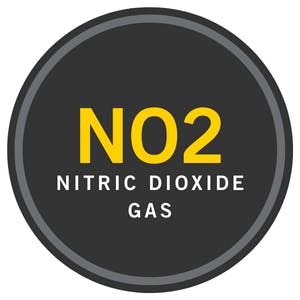 Nitrogen Dioxide Gas (NO2) Gas Icon